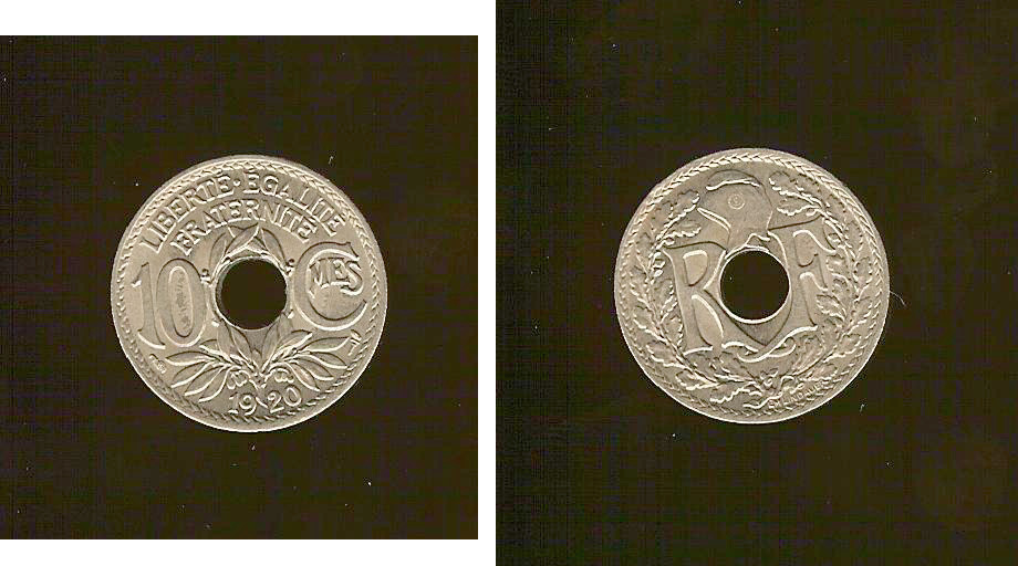 10 centimes Lindauer 1920 FDC